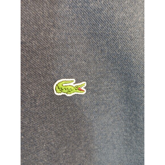 Lacoste Polo Shirt men's Short Sleeve Blue Size 5 (Usa-L) - Picture 6 of 8